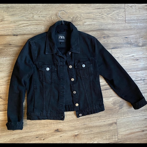 Everything must go !!! Black denim jacket - Picture 2 of 4